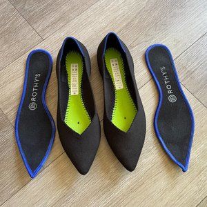 Rothy's Point Black Size 8.5